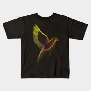Brilliant Bird Abstract Wildlife Kids T-Shirt